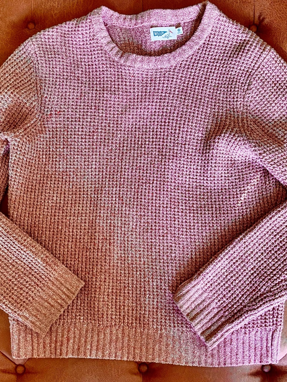 MED - Wellen recycled cotton headlands sweater - Off Pink - Excellent condition!